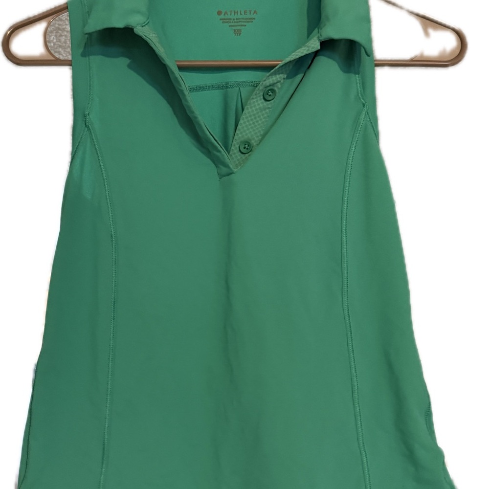Athleta Teal Sleeveless Tank Top